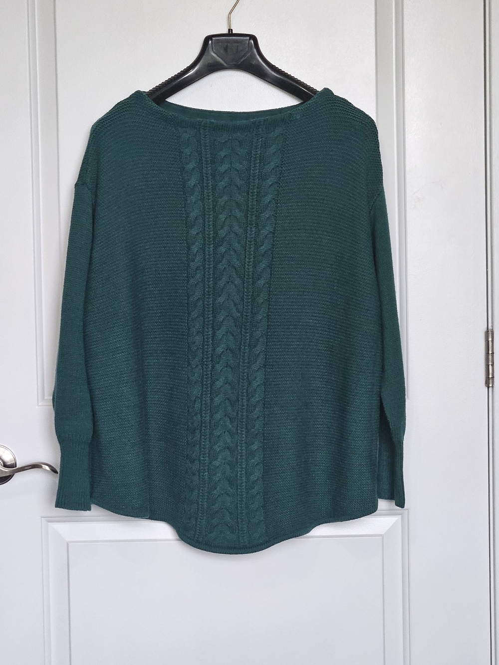 Chaps Women's Plus Student 2X Cable Knit Holiday Christmas Sweater